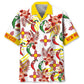 New Mexico Dancing Chili Hawaiian Shirt For Island Adventure And Beachside Style
