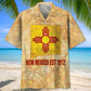 New Mexico EST 1912 Hawaiian Shirt For Poolside Gathering, Relaxed Getaway, And Comfortable Travel Wear