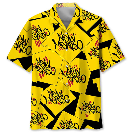 Mexico Heritage Hawaiian Shirt For Summer Vacation, Beach Travel, And Casual Wear