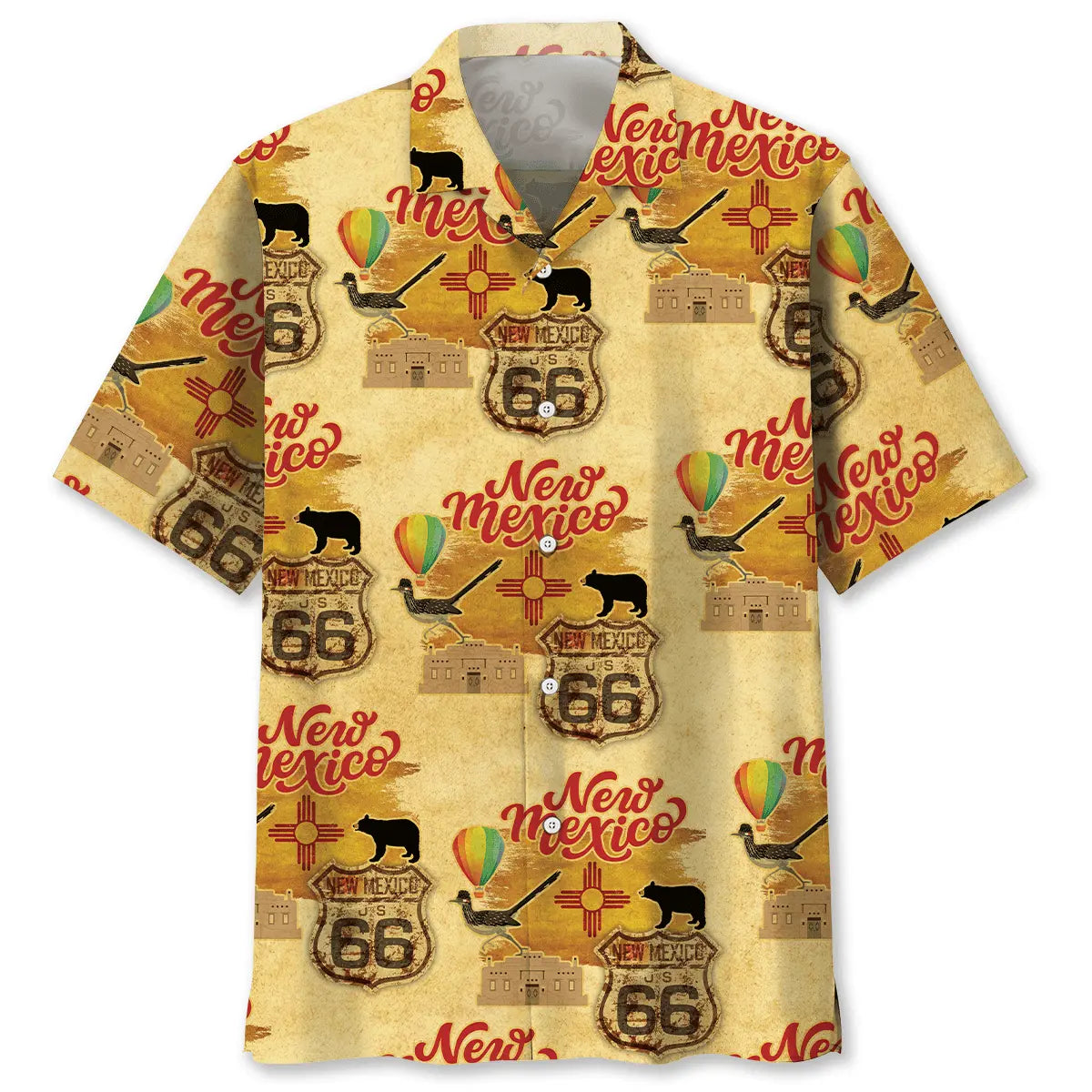 Vintage Mexico Hawaiian Shirt For Tropical Holidays, Outdoor Gatherings, And Everyday Comfort