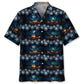 Night Camping Hawaiian Shirt For Beach Party And Relaxed Resort Style