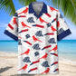 North Carolina State Hawaiian Shirt For Vacation Cruise, Resort Escape, And Relaxed Summer Style