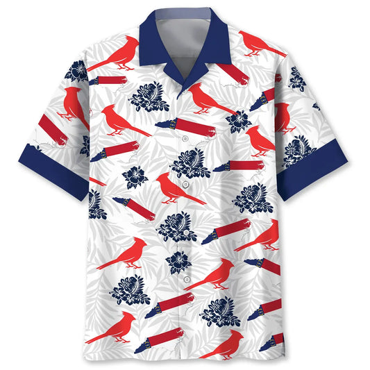 North Carolina State Hawaiian Shirt For Beach Party, Family Vacation, And Summer Event Style