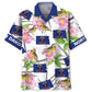 North Dakota Heritage Proud Hawaiian Shirt For Tropical Holidays, Outdoor Gatherings, And Everyday Comfort