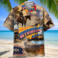 Nostalgic Wyoming State Hawaiian Shirt