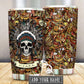 Native Skull Pattern Personalized 20 Oz Tumbler For Coffee Travel And Daily Drinks
