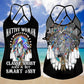 Native Horse Woman Hollow Tank Top For Yoga Workouts And Casual Wear