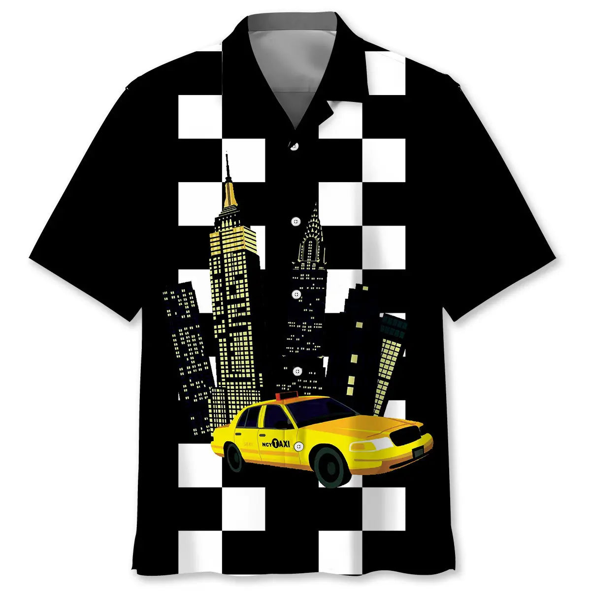 Taxi Driver Hawaiian Shirt For Coastal Travel, Casual Events, And Comfortable Summer Wear