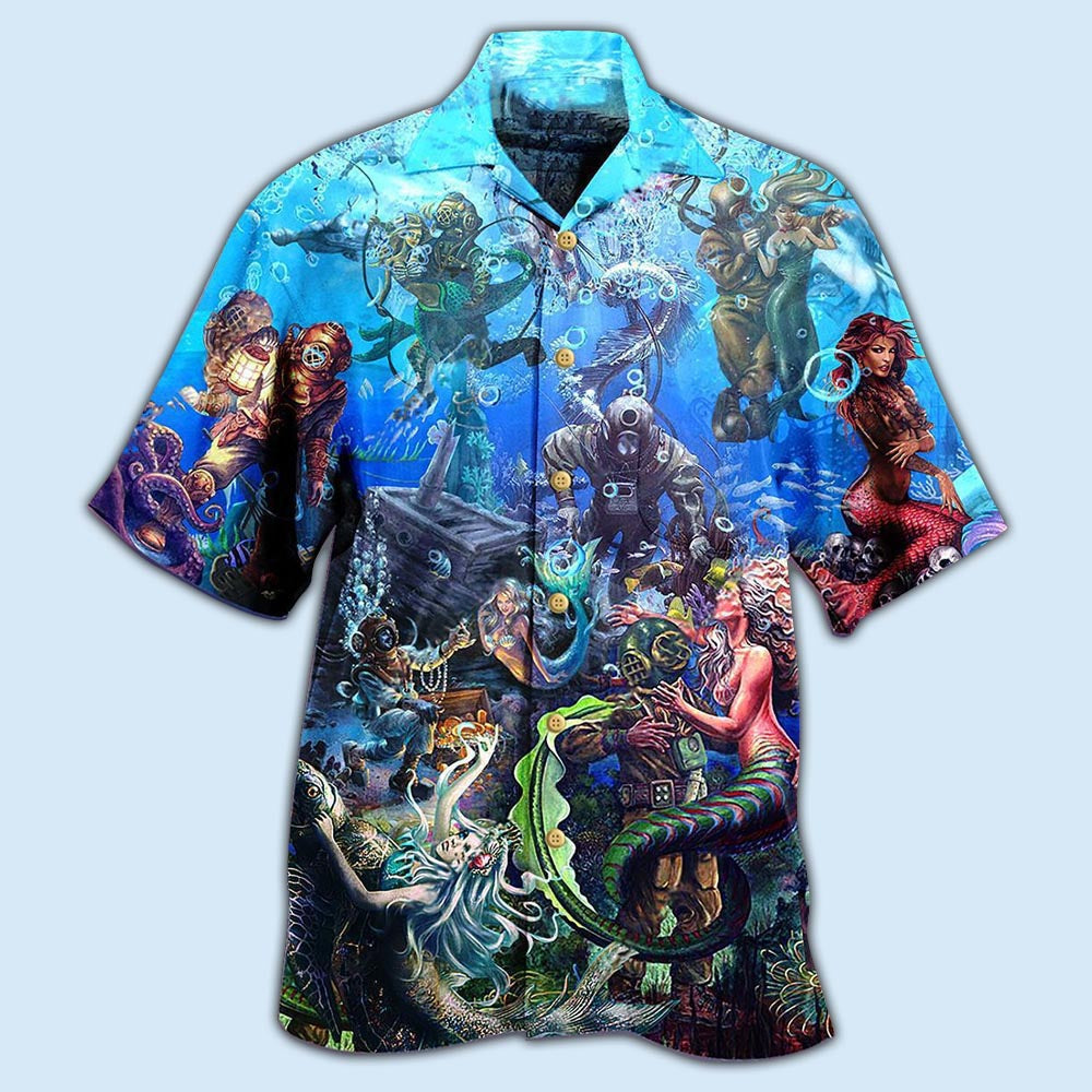 Ocean Sea Hawaiian Shirt For Summer Vacation And Beach Travel