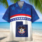 Ohio Heritage Hawaiian Shirt For Resort Trips, Coastal Parties, And Warm Weather Style