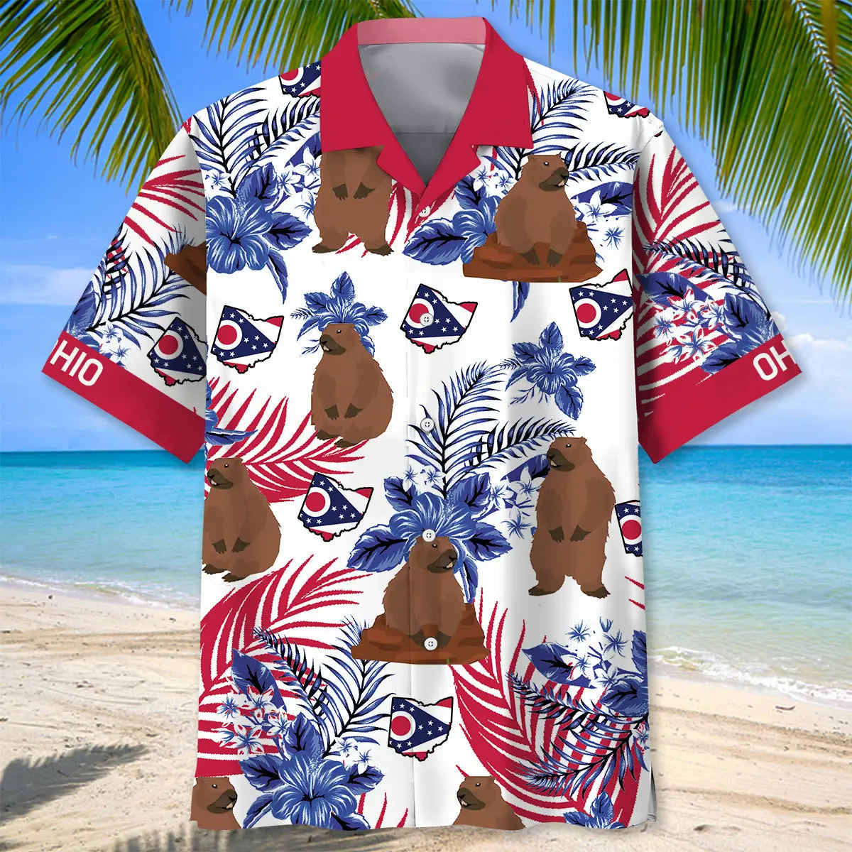 Ohio State Proud Hawaiian Shirt For Coastal Adventure, Tropical Retreat, And Outdoor Comfort