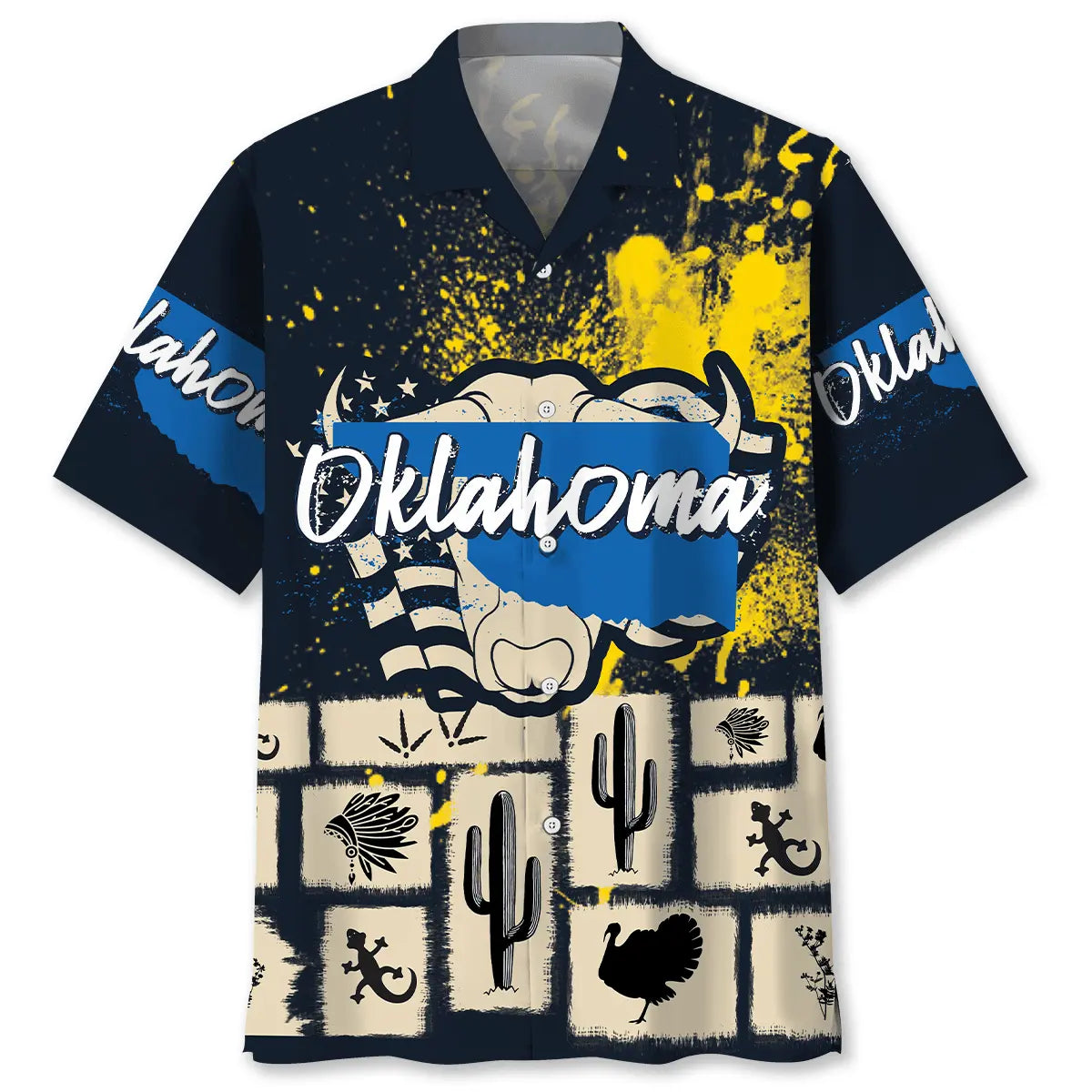 Oklahoma Culture Proud Hawaiian Shirt For Tropical Retreat, Seasonal Celebration, And Beachside Style
