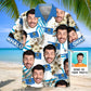 Hawaiian Shirt / Adults / S Oklahoma State Custom Photo Face Hawaiian Shirt