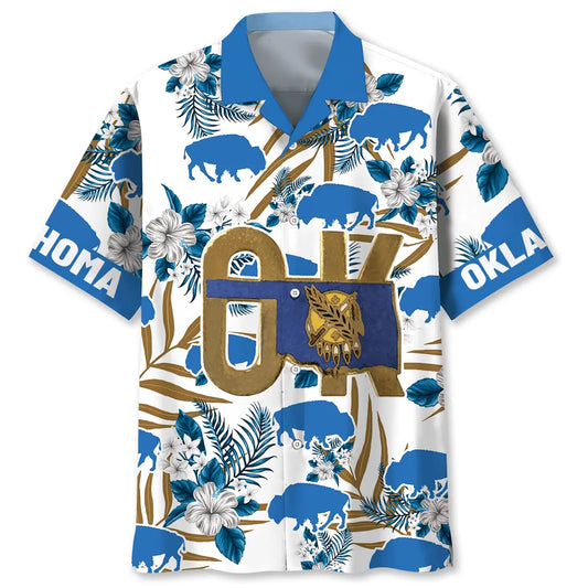 Oklahoma State Proud Hawaiian Shirt For Poolside Gathering, Summer Vacation, And Resort Wear
