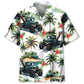 Old Tow Truck Hawaiian Shirt For Seasonal Celebration, Warm Weather Outing, And Travel Ready Style