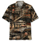 Vintage Piano Hawaiian Shirt For Summer Vacation, Beach Travel, And Casual Wear