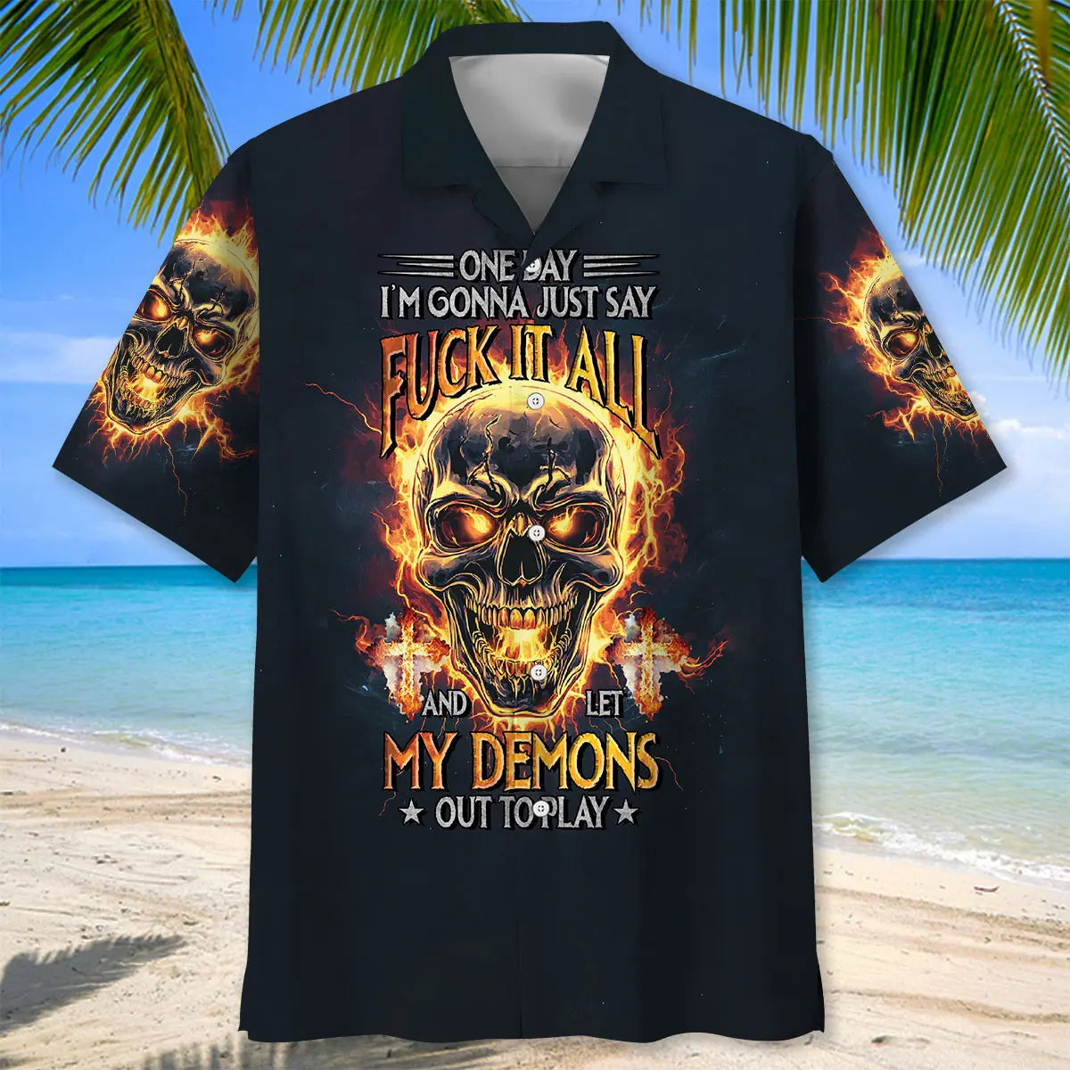 One Day I'm Gonna Just Say F*ck It All Hawaiian Shirt