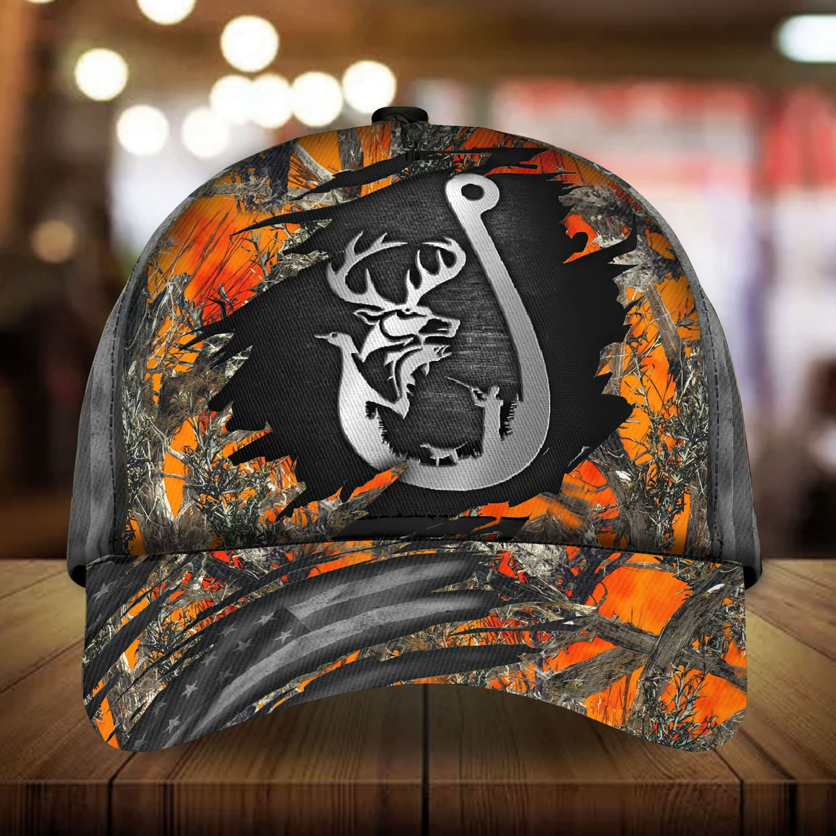 Unique Hunting Pattern Classic Cap For Festivals Travel Adventures And Casual Gift Giving