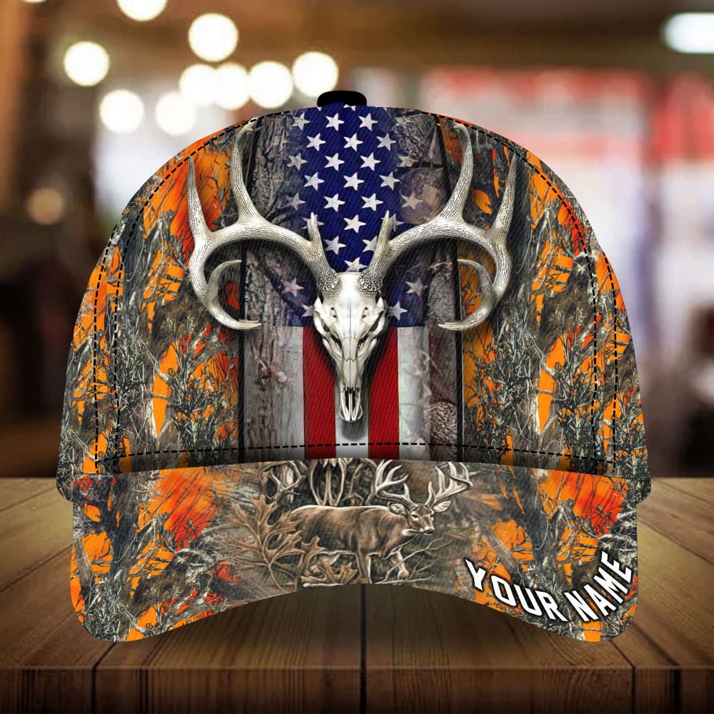 Unique Deer Hunting Personalized Classic Cap For Casual Styling Holiday Travel And Weekend Adventures