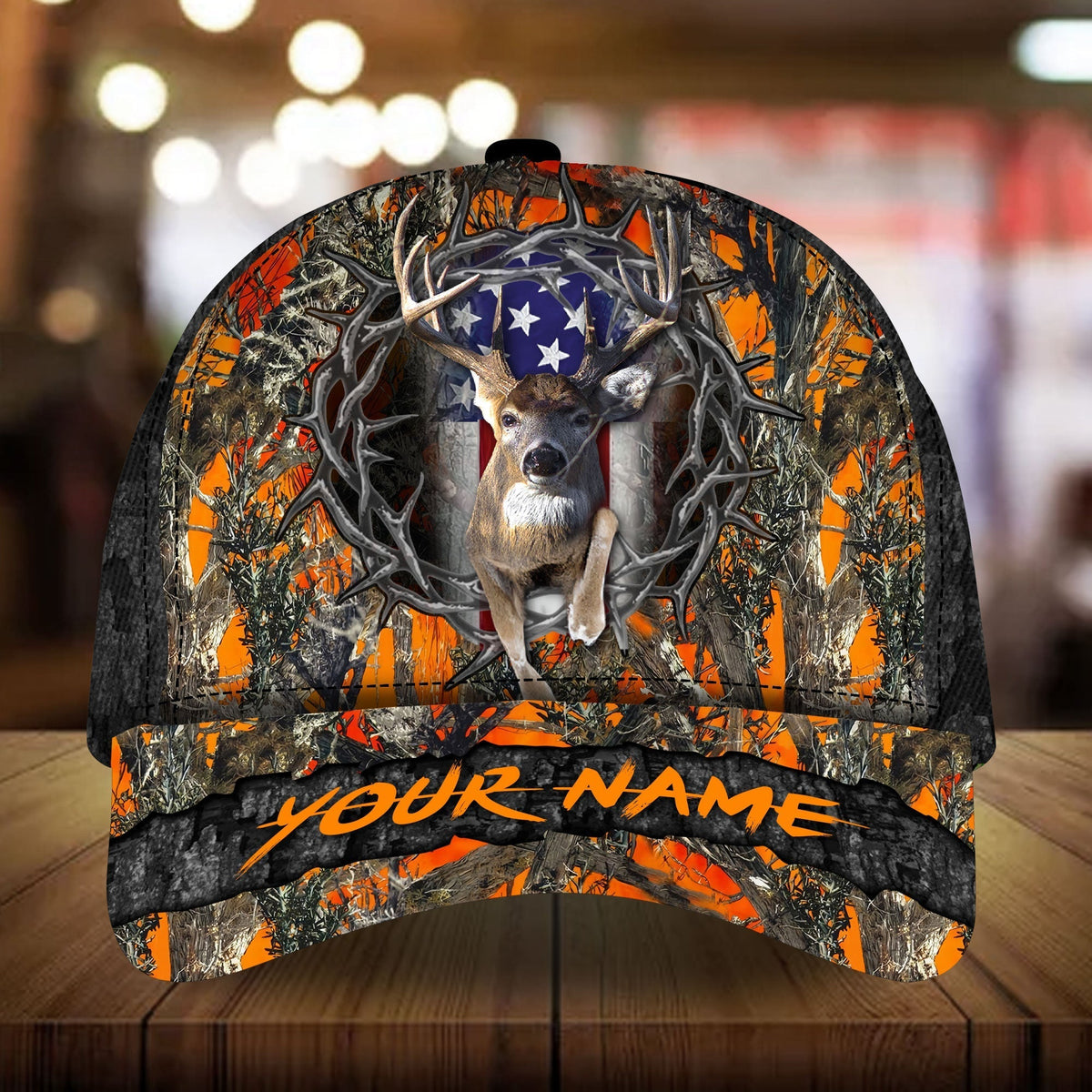Awesome USA Deer Hunting Personalized Classic Cap For Everyday Accessories Vacations And Outdoor Fun