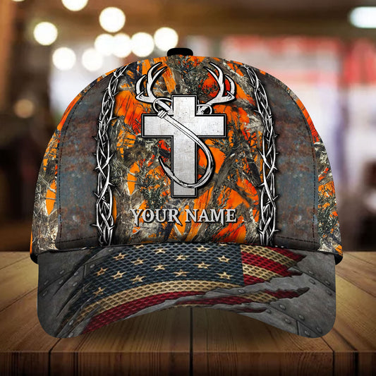 Cross Hunting Personalized Classic Cap For Casual Outfits Vacations And Everyday Styling