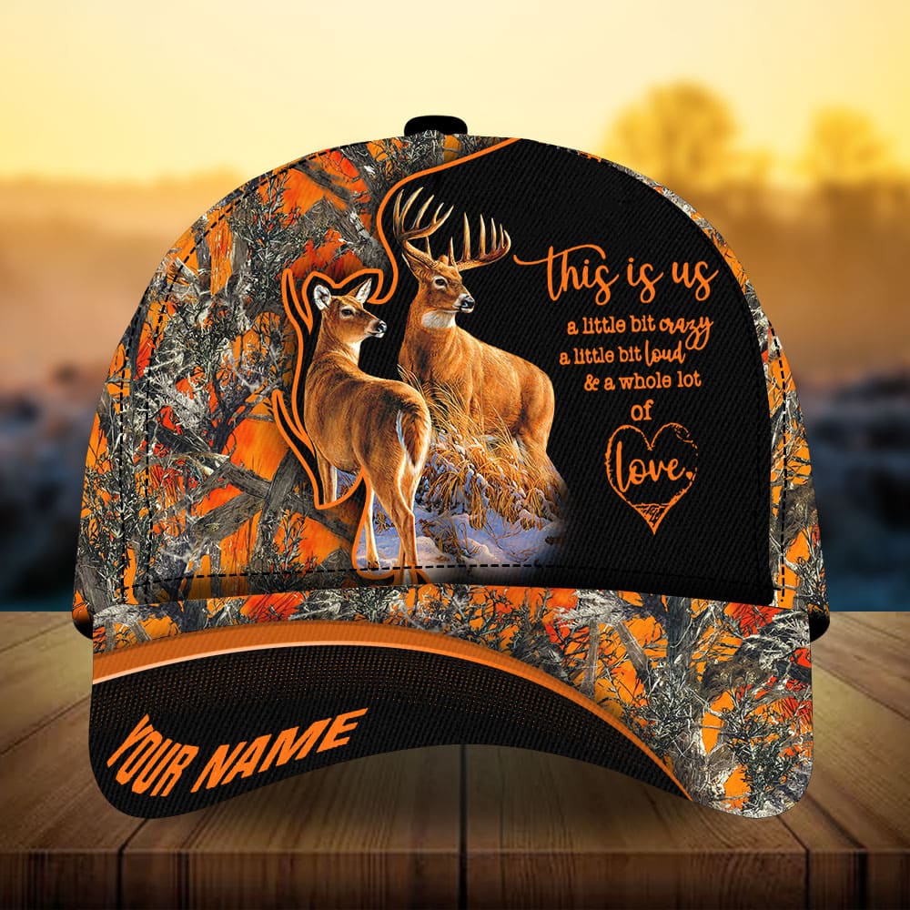 Best Deer Couple Hunting Personalized Classic Cap For Casual Events Beach Trips And Thoughtful Gifting