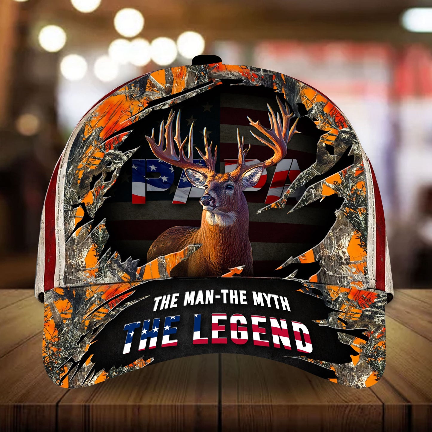 Best Papa Deer Hunting Classic Cap For Outdoor Travel Parties And Thoughtful Holiday Gifting