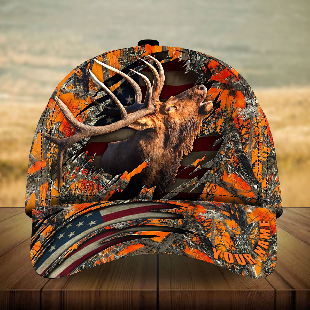 Elk Hunting Multicolor Personalized Classic Cap For Beach Travel Outdoor Events And Relaxed Casual Wear