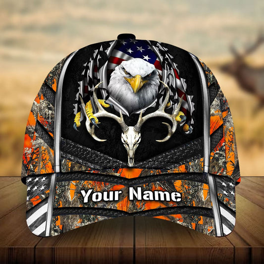 Eagle Deer Hunting Personalized Classic Cap For Outdoor Travel Parties And Thoughtful Holiday Gifting