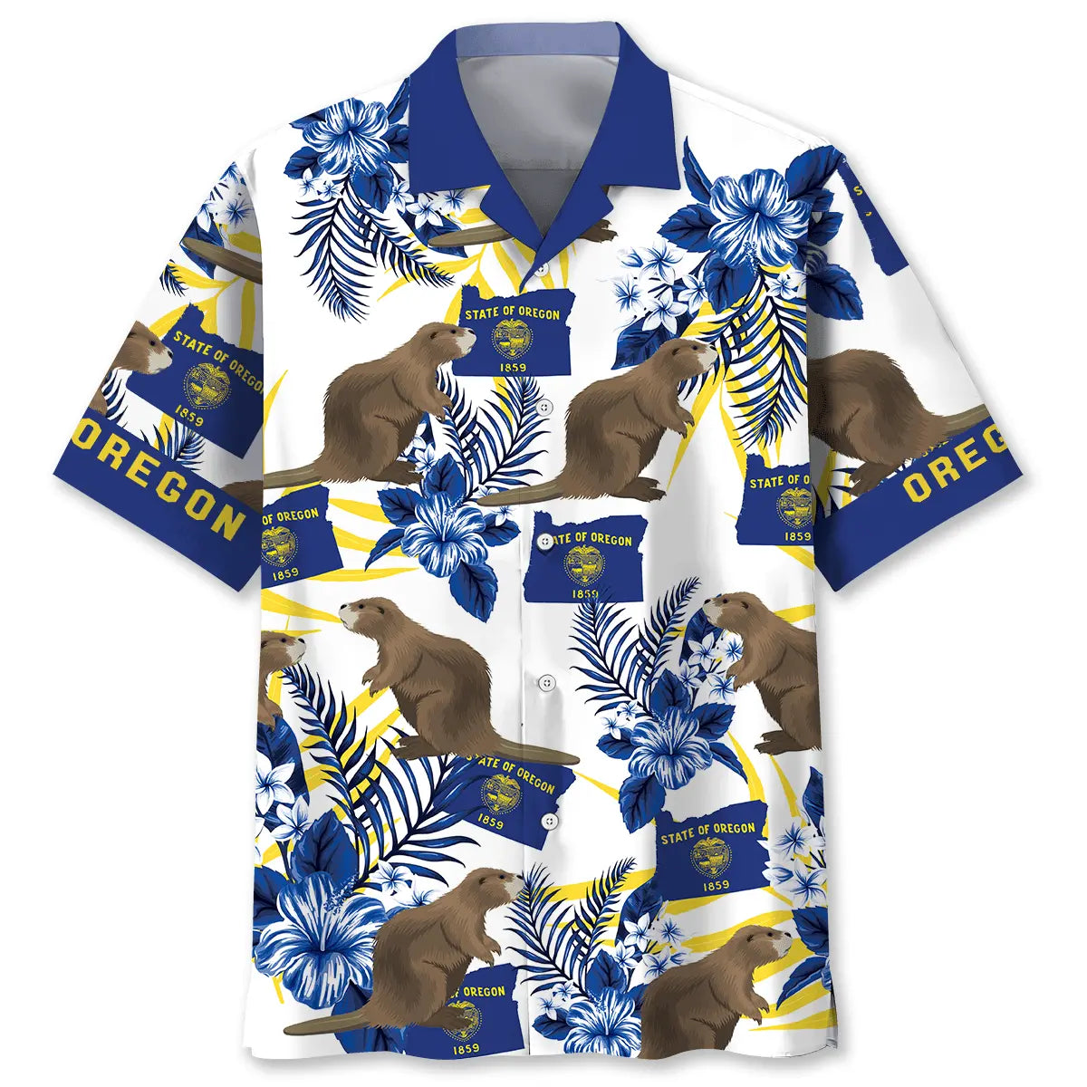 Oregon State Proud Hawaiian Shirt For Island Getaway And Vacation Outfit