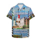 Coastal Island Summer Adventure Crew Pride Aloha Hawaiian Shirt For Summer Vacation, Beach Travel, And Casual Wear
