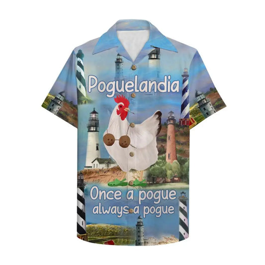 Coastal Island Summer Adventure Crew Pride Aloha Hawaiian Shirt For Summer Vacation, Beach Travel, And Casual Wear