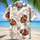 Palm Tree Football Hawaiian Shirt For Beach Days, Summer Outings, And Thoughtful Gift Giving