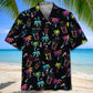 Palm Tree Shaker Bartender Hawaiian Shirt For Island Vacations, Resort Wear, And Relaxed Seasonal Style