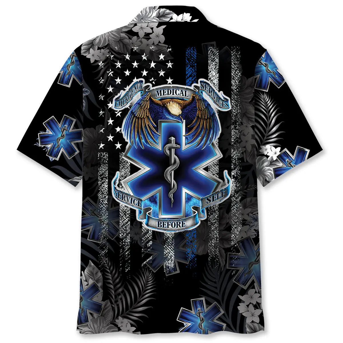 Paramedic Service Hawaiian Shirt For Island Vacations, Resort Wear, And Relaxed Seasonal Style