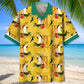 Parrot Cricket Hawaiian Shirt For Summer Vacation, Beach Travel, And Casual Wear