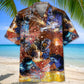 Patriotic Welder Hawaiian Shirt For Island Adventure And Casual Outdoor Style