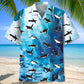 Penguin Ice Under Water Hawaiian Shirt For Relaxed Getaway And Vacation Style