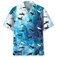 Penguin Ice Under Water Hawaiian Shirt For Casual Weekend, Outdoor Event, And Beachside Style