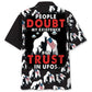 Doubt Existence Bigfoot Hawaiian Shirt For Island Vacations, Weekend Events, And Relaxed Everyday Outfits