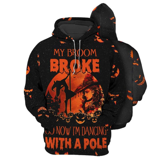 Funny Pole Dance Humor Hoodie For Hobby Lovers Seasonal Outings And Gift Giving