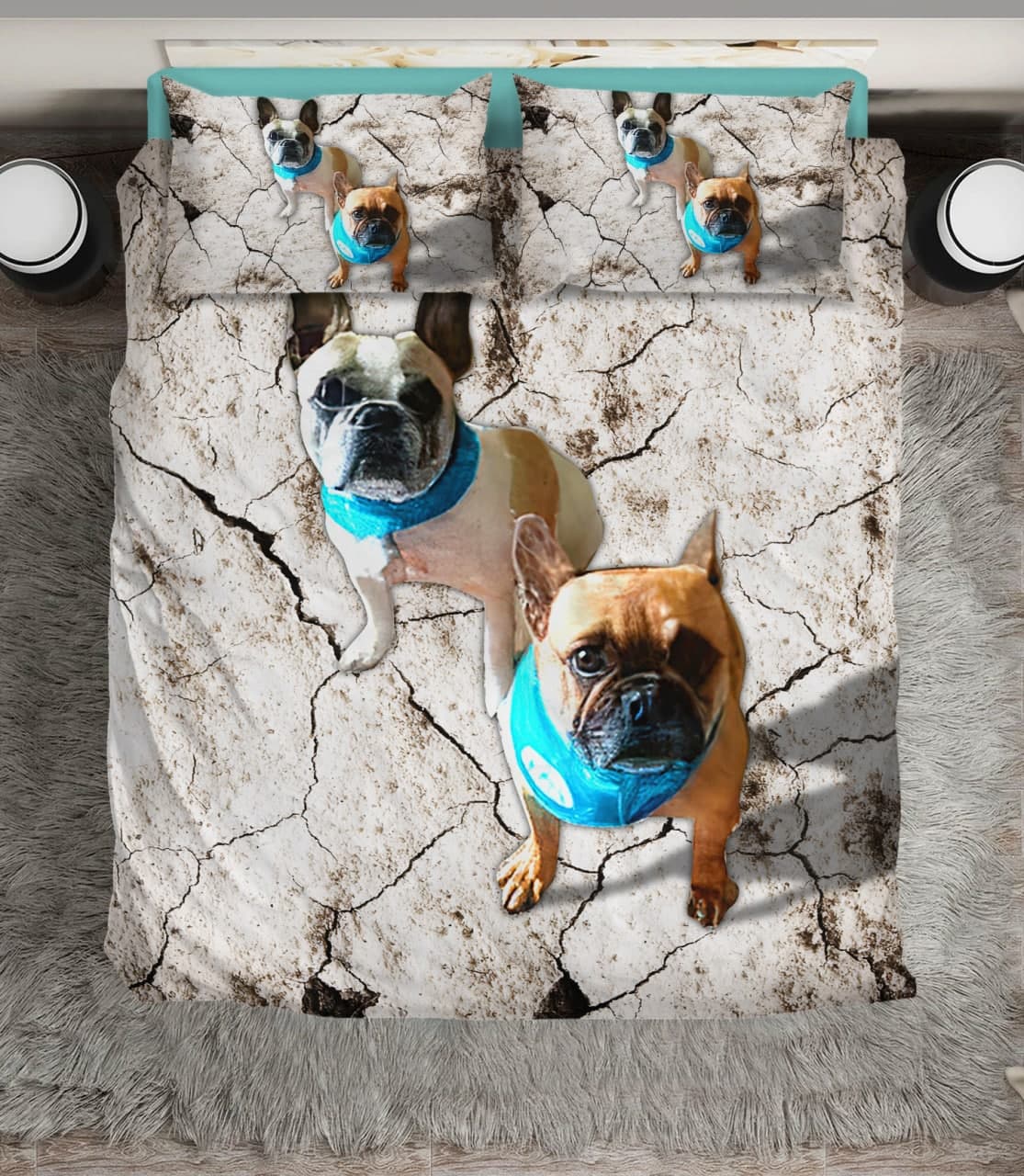 French Bulldog Puppy Cute Bedding Cover For Pet Lover Bedroom Decor