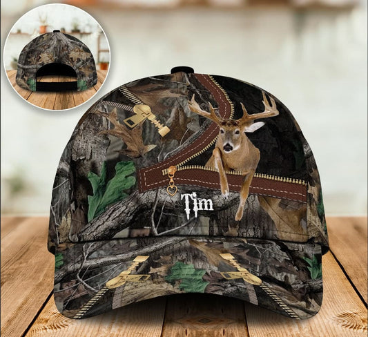 Distinctive Hunting Deer Classic Cap For Daily Wear Travel And Outdoor Activities