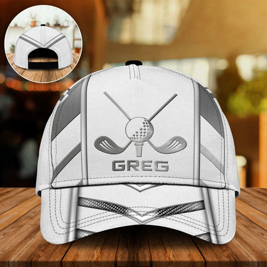 Silver Golf Classic Cap For Festivals Travel Adventures And Casual Gift Giving