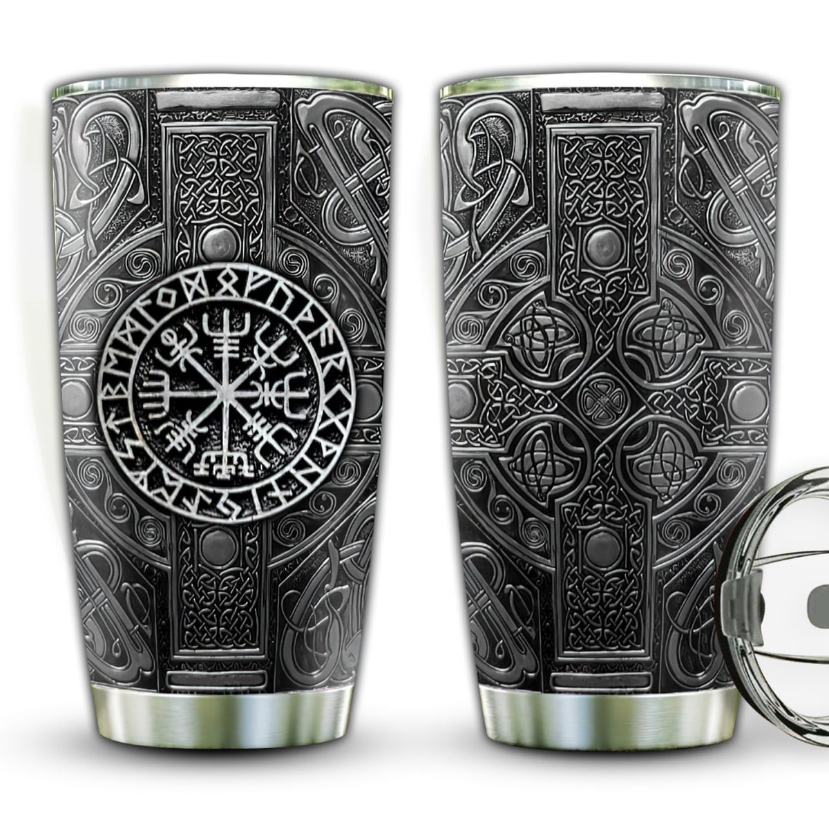 Viking Warrior Personalized 20 Oz Tumbler For Coffee Travel And Daily Drinks