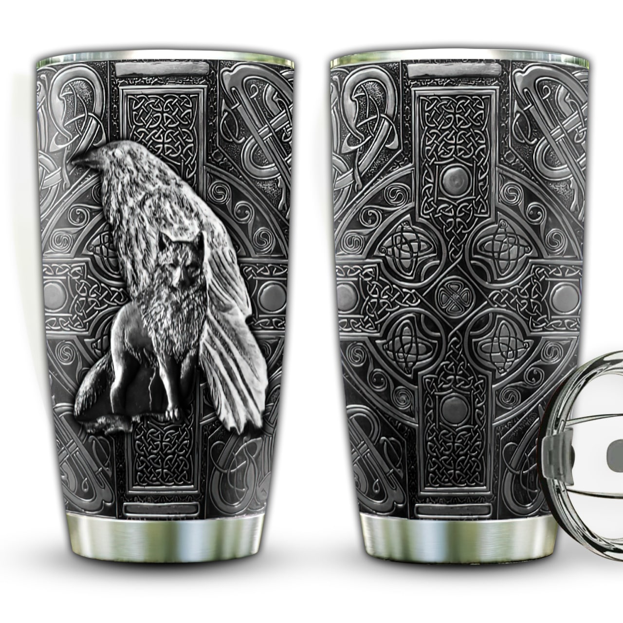 Viking Warrior Personalized 20 Oz Tumbler For Coffee Travel And Daily Drinks