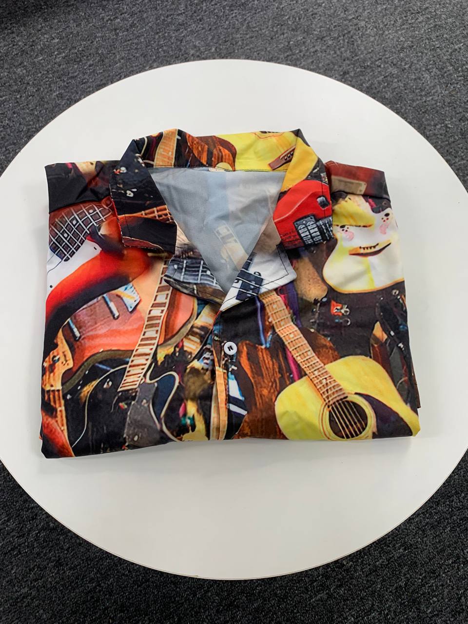 Guitar Music Hawaiian Shirt For Summer Vacation And Beach Travel