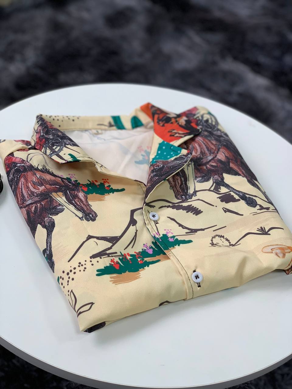 Cowboy Desert Hawaiian Shirt For Warm Weather Adventures And Everyday Comfort