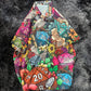 Floral Tabletop Dice Hawaiian Shirt With Detailed Graphic For Coastal Trips Outdoor Events And Relaxed Summer Wear