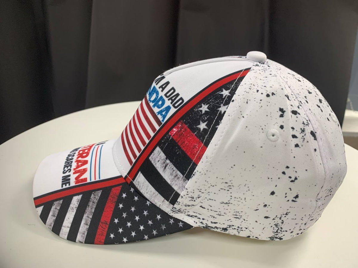 Dad Grandpa Veteran Pride Classic Cap For Outdoor Travel Parties And Thoughtful Holiday Gifting